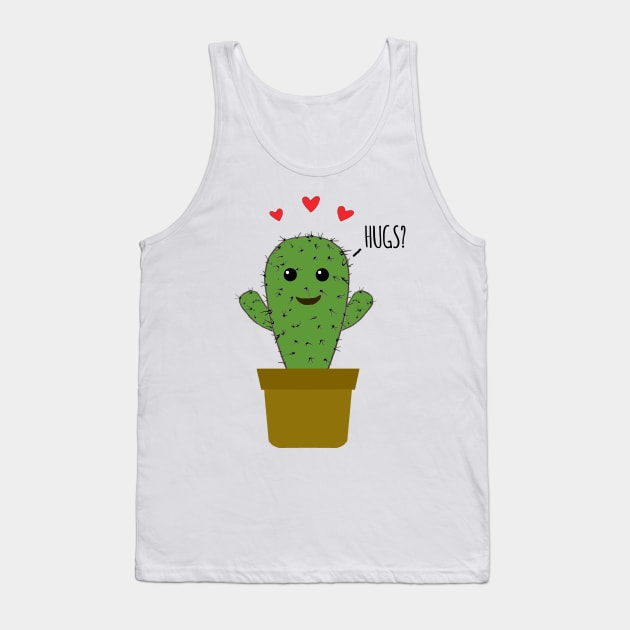 Affectionate Cactus Tank Top by wanungara